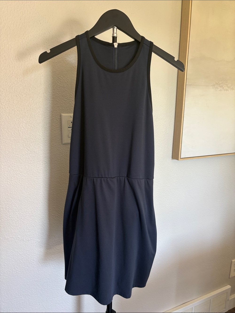 all in motion Navy Sleeveless Drop-Waist Dress